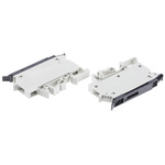 Wieland WK Series Grey Fused DIN Rail Terminal, Single-Level, Screw Termination, Fused