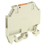 Wieland WK Series Grey Knife Disconnect Terminal Block, Single-Level, Screw Termination