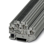 Phoenix Contact STTB 2.5-PV Series Grey Double Level Terminal Block, Double-Level, Spring Clamp Termination