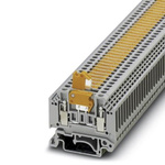 Phoenix Contact MTK Series Grey Disconnect Terminal Block, Single-Level, Screw Termination
