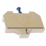 Weidmuller RSF2 Series Yellow DIN Rail Terminal Block, 6mm², Single-Level, Screw Termination