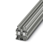 Phoenix Contact MUT 2.5 Series Grey Feed Through Terminal Block, 2.5mm², Single-Level, Screw Termination, ATEX, IECEx