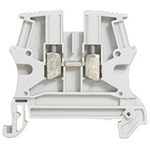 Legrand Viking 3 Series Grey DIN Rail Terminal Block, Single-Level, Screw Termination