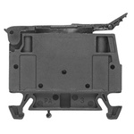 Weidmüller W Series Black Fused DIN Rail Terminal, 4mm², Single-Level, Screw Termination, Fused