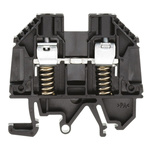 Weidmuller W Series Black Feed Through Terminal Block, 0.5 → 10mm², Single-Level, Screw Termination