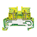Weidmuller Z Series Green, Yellow PE Terminal, 0.5 → 4mm², Single-Level, Clamp Termination