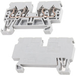 Wago 870 Series Grey Feed Through Terminal Block, 2.5mm², Single-Level, Cage Clamp Termination