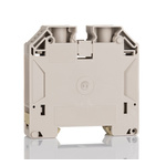 Weidmuller W Series Dark Beige Feed Through Terminal Block, 70mm², Single-Level, Screw Termination