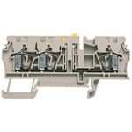 Weidmuller ZTR Series Brown Test Disconnect Terminal Block, 2.5mm², Single-Level, Clamp Termination