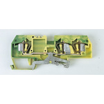 Wago 279 Series Green/Yellow Earth Terminal Block, 1.5mm², Single-Level, Cage Clamp Termination