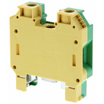 Omron XW5G Series Grey DIN Rail Terminal Block, 35mm², Single-Level, Screw Termination