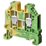 Omron XW5G Series Grey DIN Rail Terminal Block, 6mm², Single-Level, Screw Termination
