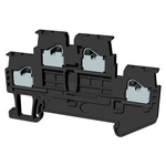 Omron XW5T Series Grey Non-Fused DIN Rail Terminal, 1.5mm², Double-Level, Push In Termination