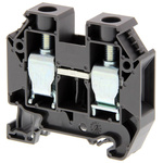 Omron XW5T Series Grey DIN Rail Terminal Block, 4 → 25mm², Single-Level, Screw Termination