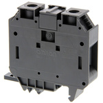 Omron XW5T Series Grey DIN Rail Terminal Block, 35mm², Single-Level, Screw Termination