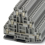 Phoenix Contact UT 6-3L Series Multi Level Terminal Block, Push In Termination