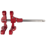 Brady 7mm Shackle Stainless Steel Pipe Blind Lockout, 355mm Attachment Point- Red