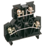 Toyogiken PUW Series DIN Rail Terminal Block, 2mm², Double-Level, Screw Termination