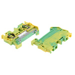 Phoenix Contact ST 4-PE Series Green/Yellow Earth Terminal Block, 0.08 → 6mm², Single-Level, Spring Cage