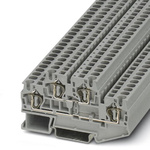 Phoenix Contact STTB 4 Series Grey Double Level Terminal Block, 0.08 → 6mm²