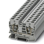 Phoenix Contact ST 10 Series Grey Feed Through Terminal Block, 1.5 → 16mm², Spring Clamp Termination