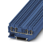 Phoenix Contact ST 1.5 Series Blue Feed Through Terminal Block, 1.5mm², Single-Level, Spring Clamp Termination