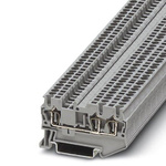 Phoenix Contact ST 21.5-TWIN Series Grey DIN Rail Terminal Block