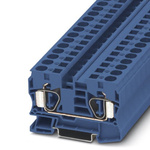 Phoenix Contact ST 10 BU Series Blue Feed Through Terminal Block, 1.5 → 16mm², Single-Level, Spring Clamp