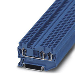 Phoenix Contact ST 2.5-TWIN BU Series Blue Feed Through Terminal Block