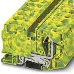Phoenix Contact ST 35-PE Series Green/Yellow Earth Terminal Block, 2.5 → 35mm²