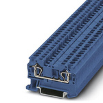 Phoenix Contact ST 4 BU Series Blue Feed Through Terminal Block, 0.2 → 6mm², Single-Level, Spring Clamp
