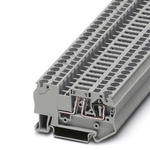 Phoenix Contact ST 4-TG Series Grey Disconnect Terminal Block, 0.08 → 6mm², Single-Level, Spring Clamp