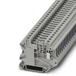 Phoenix Contact UT 4-TG Series Grey Disconnect Terminal Block, 0.14 → 6mm², Single-Level, Screw Termination