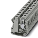 Phoenix Contact UTI 16 Series Grey Feed Through Terminal Block, 6 → 25mm², Single-Level, Screw Termination