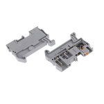 Phoenix Contact PT 2.5/1P Series Grey Feed Through Terminal Block, 0.14 → 4mm², Single-Level, Plug In Termination