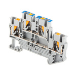 Phoenix Contact PTTB 2.5-L/N Series Grey Double Level Terminal Block, 0.14 → 4mm², Double-Level, Push In