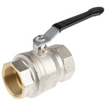 RS PRO Nickel Plated Brass High Pressure Ball Valve 2 in BSPP 2 Way