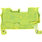 Phoenix Contact PT 1.5/S-PE Series Green/Yellow Earth Terminal Block, 0.14 → 1.5mm², Single-Level, Push In