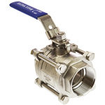 RS PRO Stainless Steel High Pressure Ball Valve 2 in 2 Way