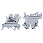 Phoenix Contact UK 1.5 N Series Grey DIN Rail Terminal Block, Single-Level, Screw Termination