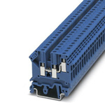 Phoenix Contact UK 5-TWIN BU Series Blue Fused DIN Rail Terminal, Double-Level, Screw Termination, Fused