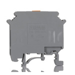 Phoenix Contact UK 5-MTK Series Grey Knife Disconnect Terminal Block, Single-Level, Screw Termination