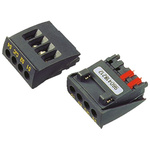 PR Electronics 5900 Series Black DIN Rail Terminal Block, 2.5mm², Screw Termination