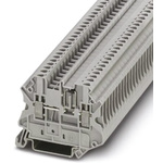 Phoenix Contact UT 2.5-MTD-DIO/R-L Series Grey Feed Through Terminal Block, 2.5mm², Single-Level, Screw Termination