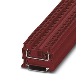 Phoenix Contact ST 2.5 RD Series Red Feed Through Terminal Block, 2.5mm², Single-Level, Spring Clamp Termination