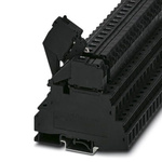 Phoenix Contact UKK 5-HESILED 60 (5X20) Series Black Feed Through Terminal Block, Double-Level, Screw Termination