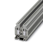 Phoenix Contact MBK 3/E-Z Series Grey Feed Through Terminal Block, Single-Level, Screw Termination