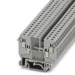 Phoenix Contact UDK 4-DUR Series Grey DIN Rail Terminal Block, 0.2 → 4mm², Single-Level