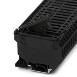 Phoenix Contact UK5-HESI (5X20) Series Black Fused DIN Rail Terminal, Single-Level, Screw Termination, Fused