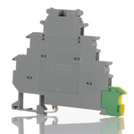 Phoenix Contact DLKB 2.5-PE Series Feed Through Terminal Block, 2.5mm², Screw Termination